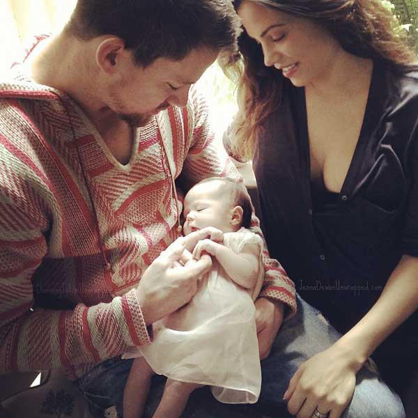 Channing Tatum, Jenna Dewan, Everly Channing Tatum, Jenna Dewan, Everly